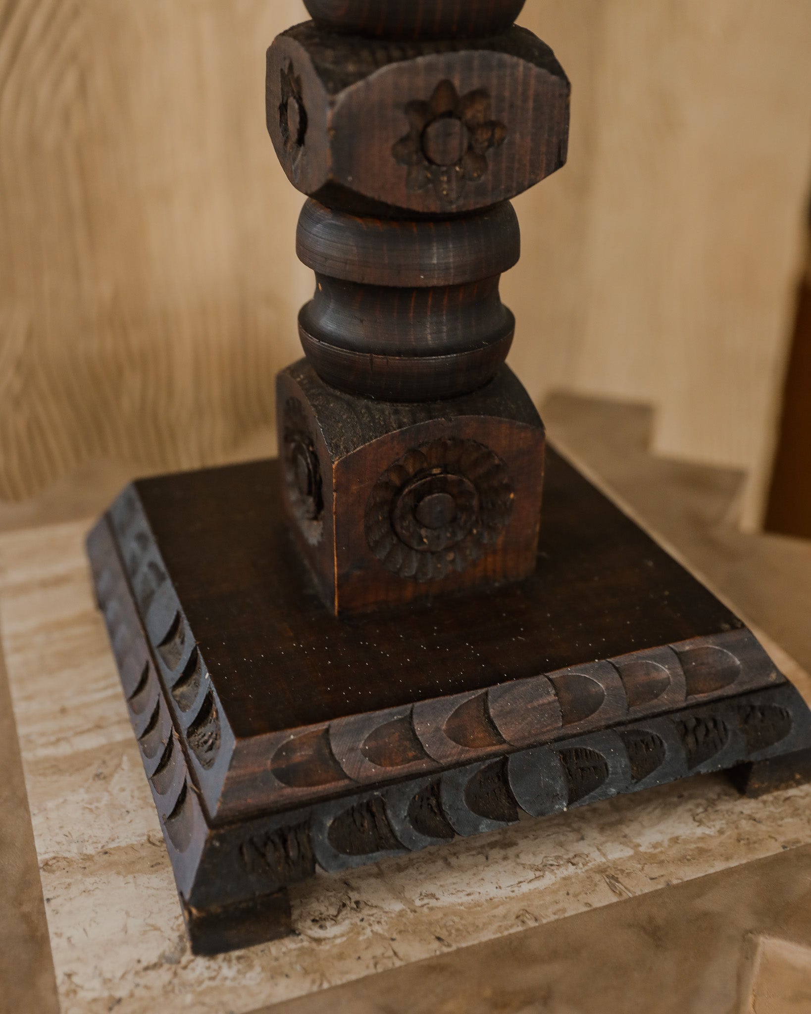 Tramp Art Table Lamp