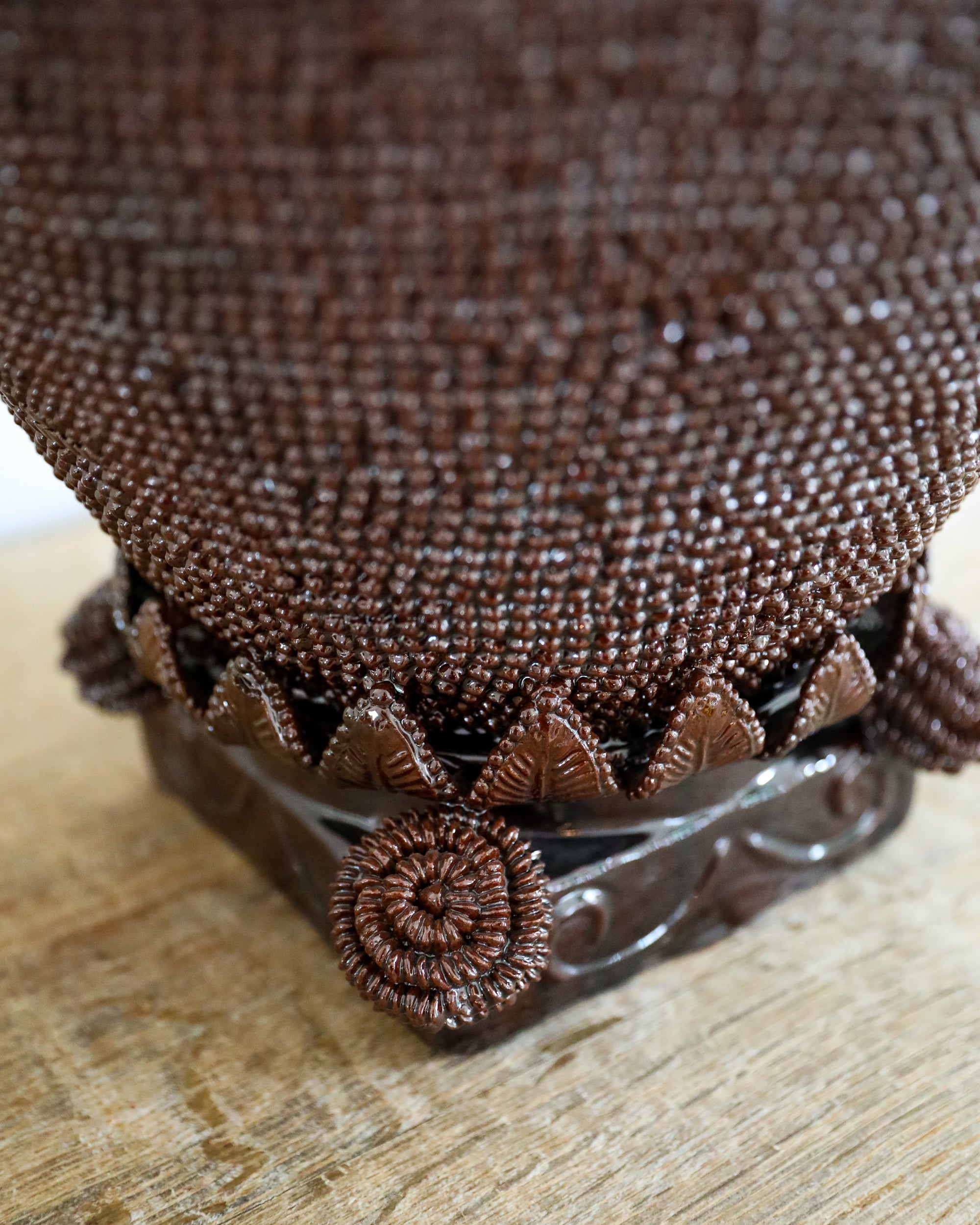 marva studio Anana Gigante Marciana brown glazed terracotta vessel made in mexico