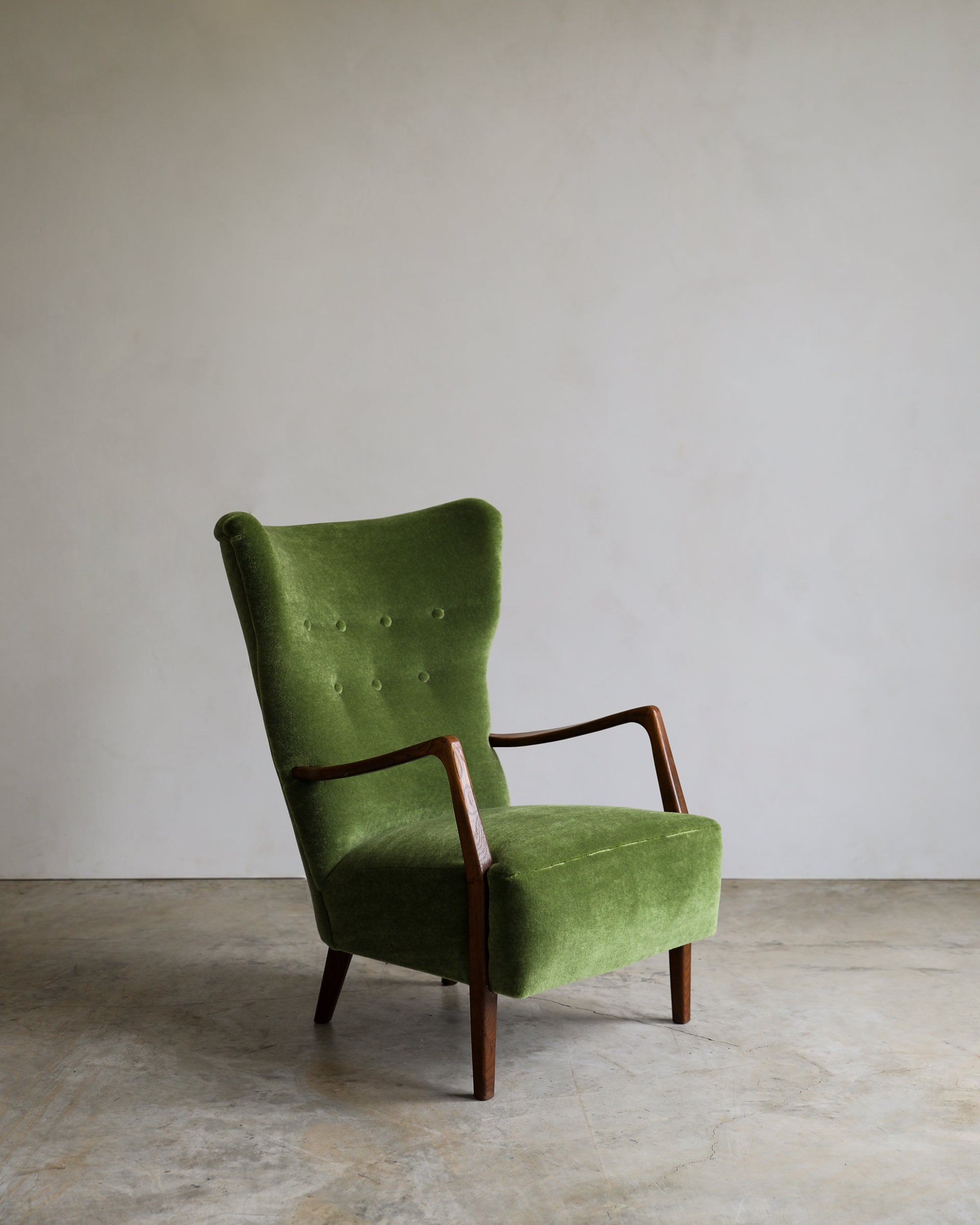 Danish Mohair Lounge Chair