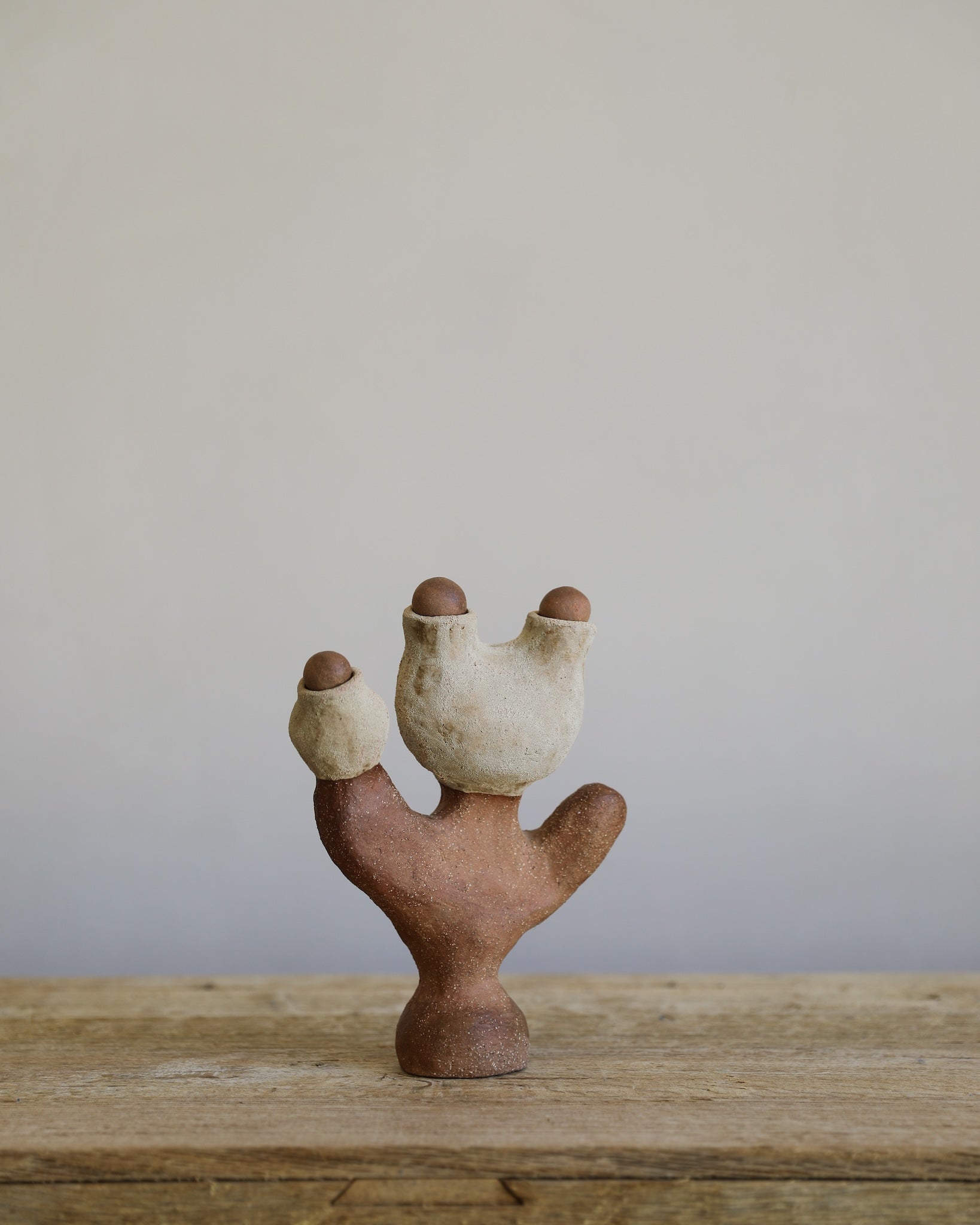 textural unglazed ceramic sculpture amii tsang pottery