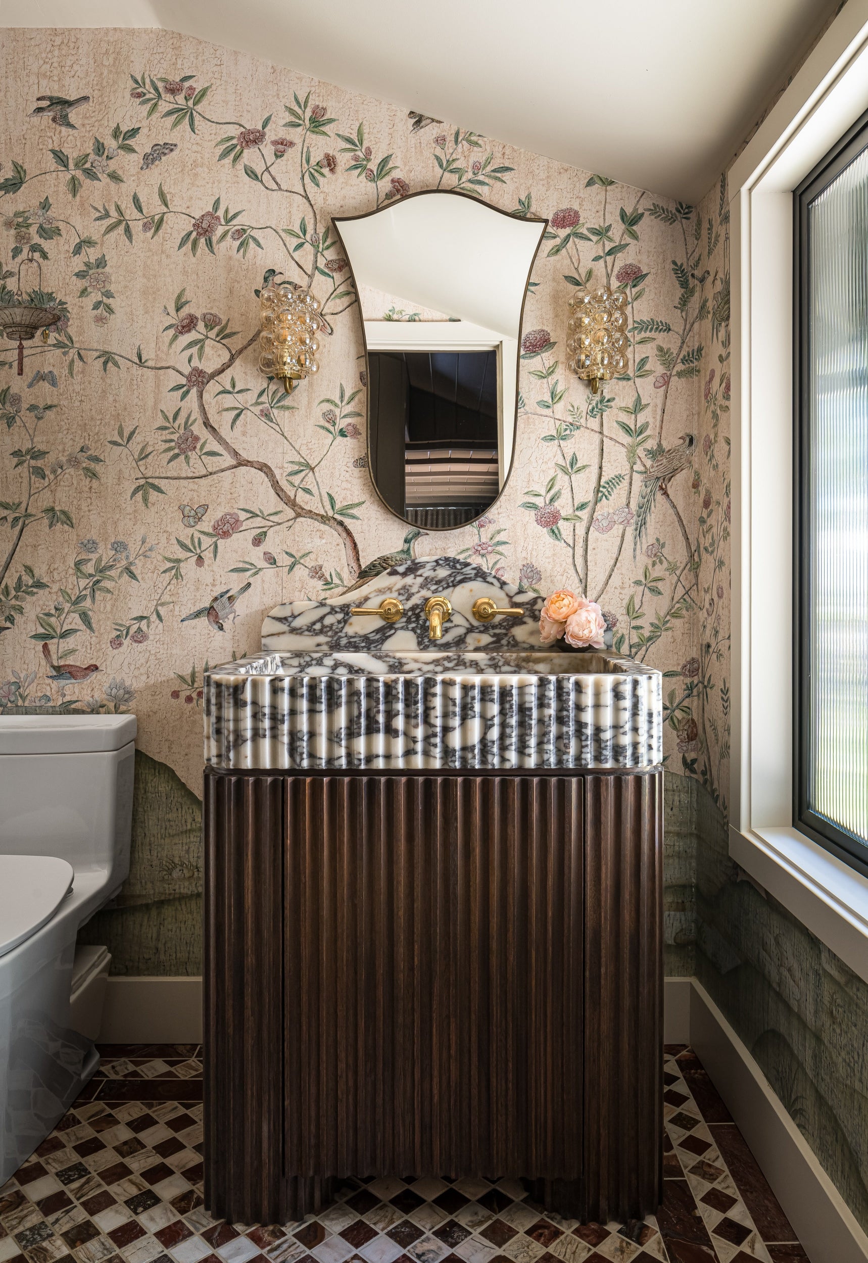 hommeboys lovall cottage bathroom cabinetry detail image