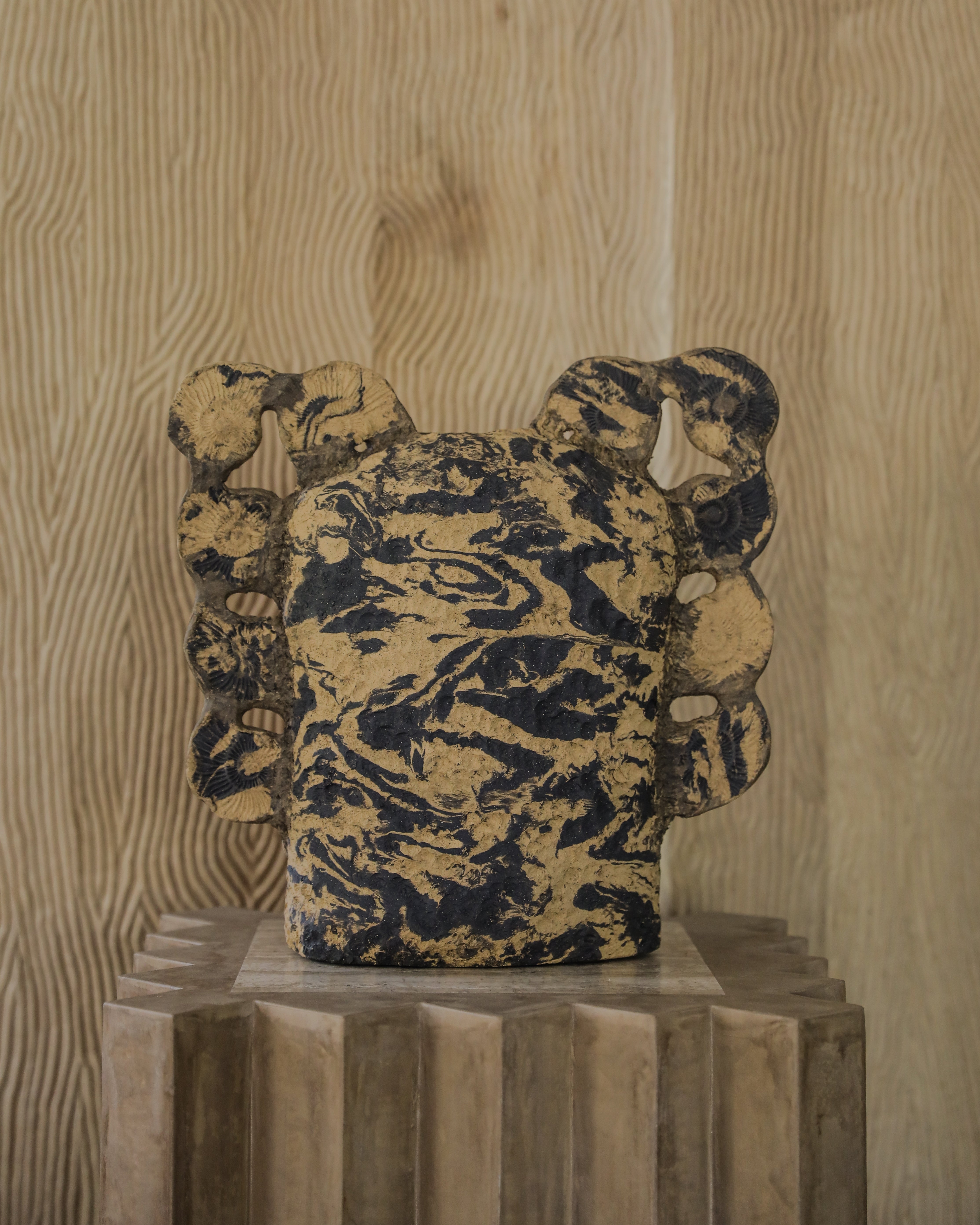 Marbled Nautilus Vase