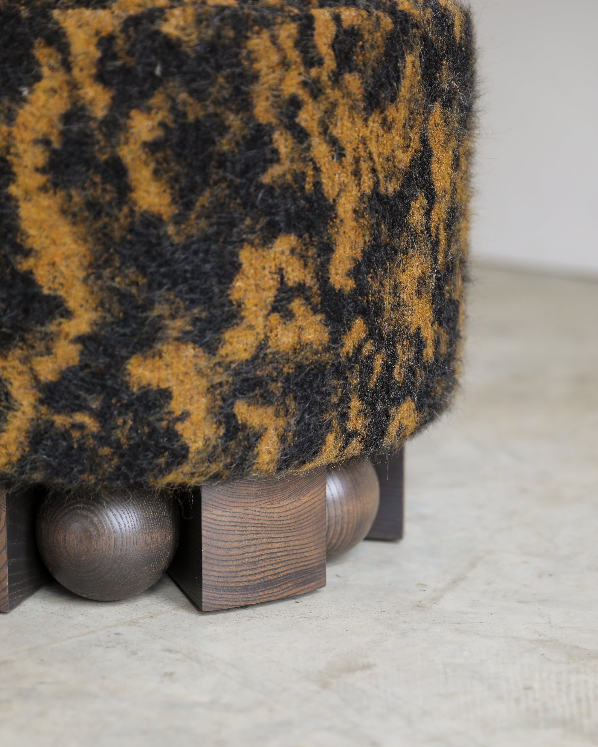 haus of hommeboys bishop pouf metaphores mohair detail