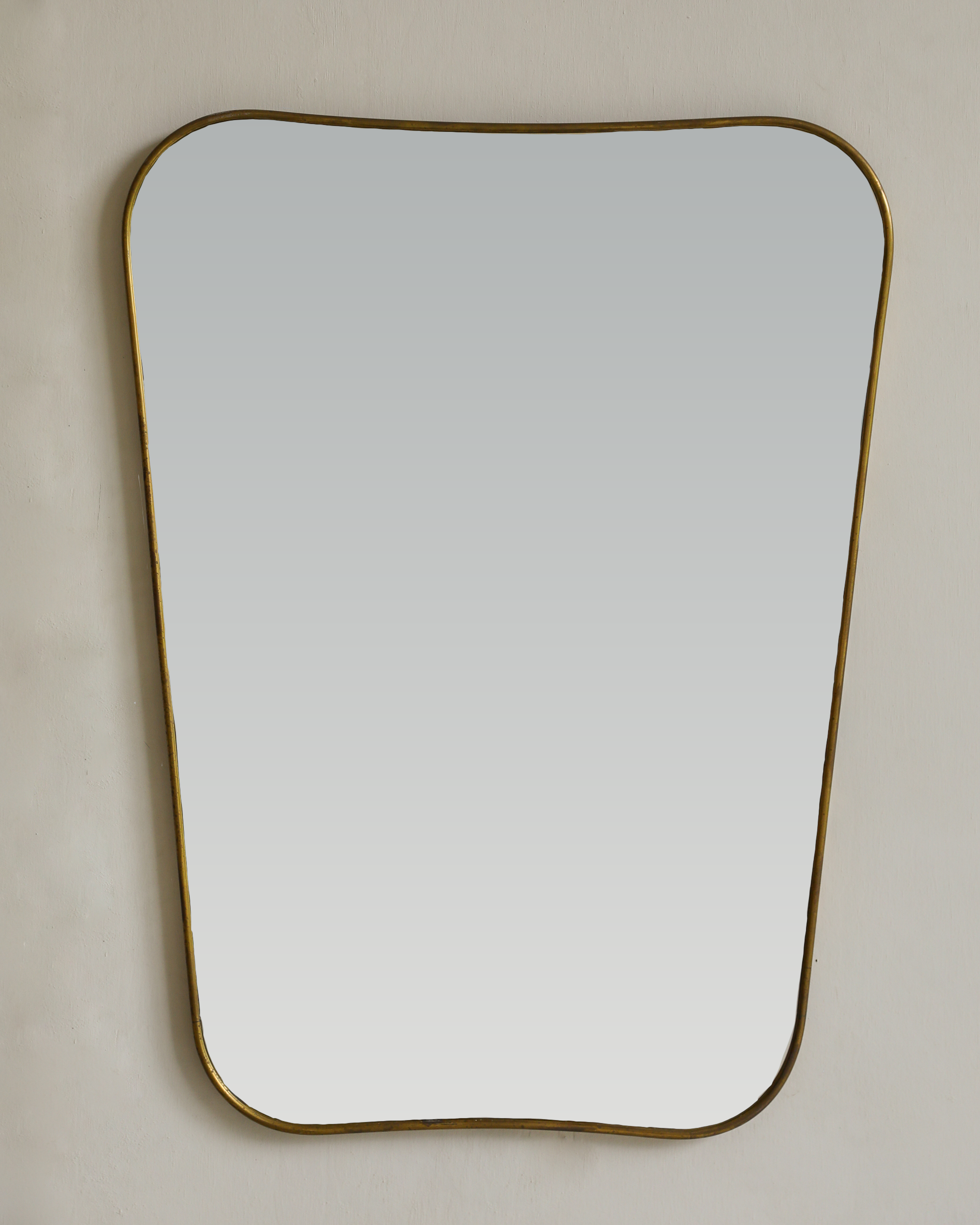 original vintage gio ponti brass mirrors from italy