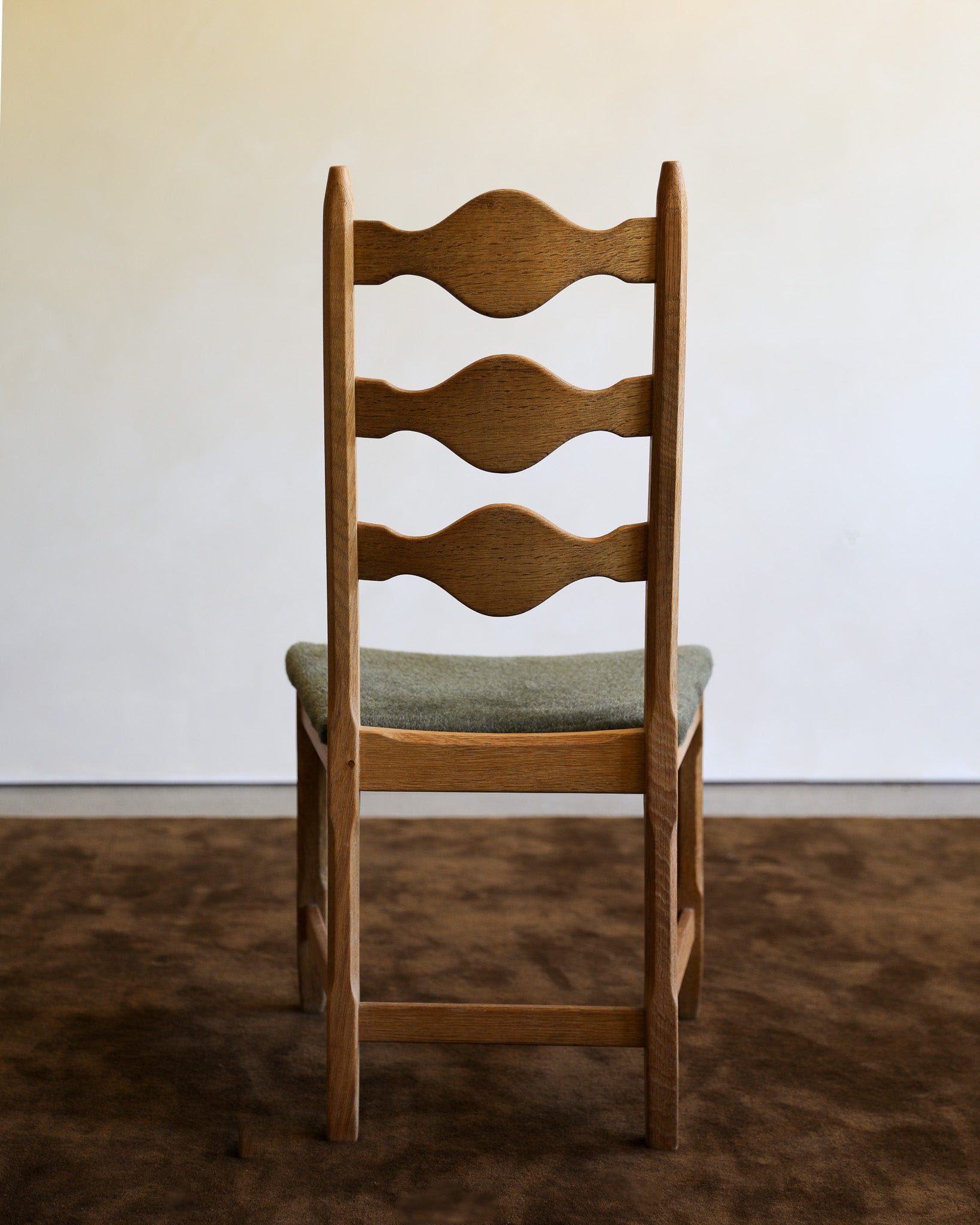Henning Kjærnulf Razor Back Dining Chairs, Set of Six